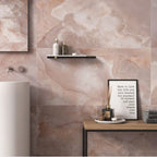 Onyx Blush Polished Porcelain Wall and Floor Tile 1200x600mm