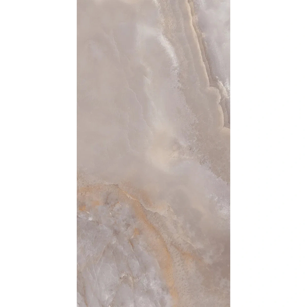 Onyx Blush Polished Porcelain Wall and Floor Tile 1200x600mm