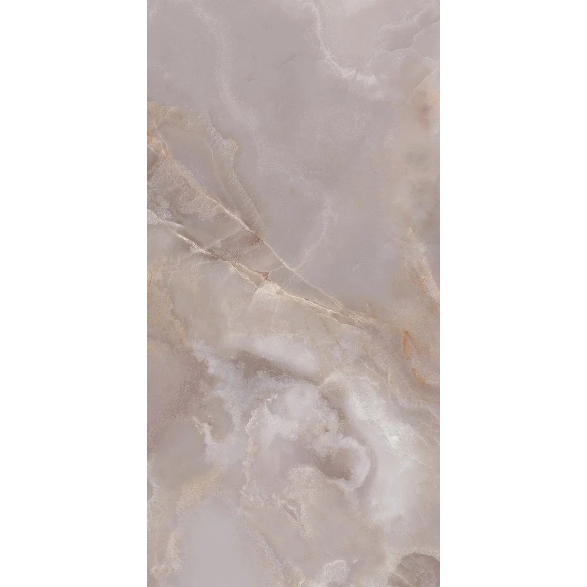 Onyx Blush Polished Porcelain Wall and Floor Tile 1200x600mm