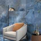 Onyx Lora Blu Polished Porcelain Wall and Floor Tile 1200x600mm