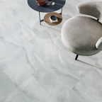 Opalyne White Polished Porcelain Wall and Floor Tile 1200x600mm