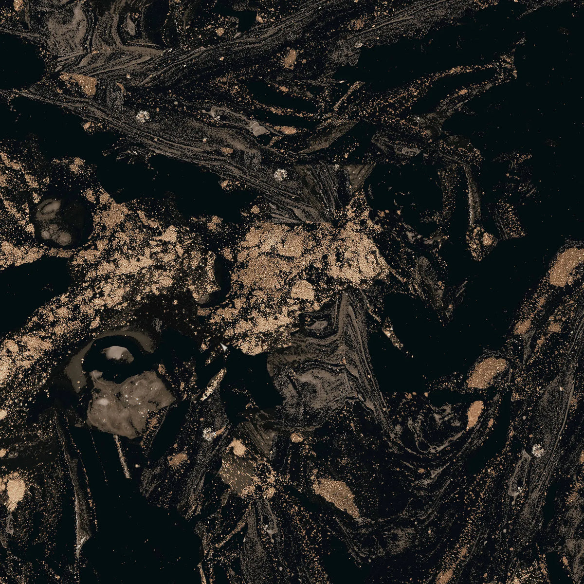 Palermo Black & Gold Marble Effect Polished Porcelain Tile 600×600mm