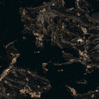 Palermo Black & Gold Marble Effect Polished Porcelain Tile 600×600mm