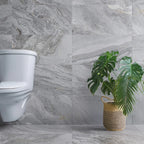 Quartz Pearly Grey Matt Porcelain Tile 300×600mm