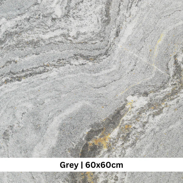 Quartz Pearly Grey Matt Porcelain Tile 600×600mm