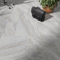 Quartz Pearly Grey Matt Porcelain Tile 600×600mm