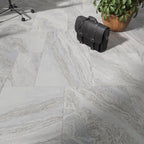 Quartz Pearly Grey Matt Porcelain Tile 600×600mm