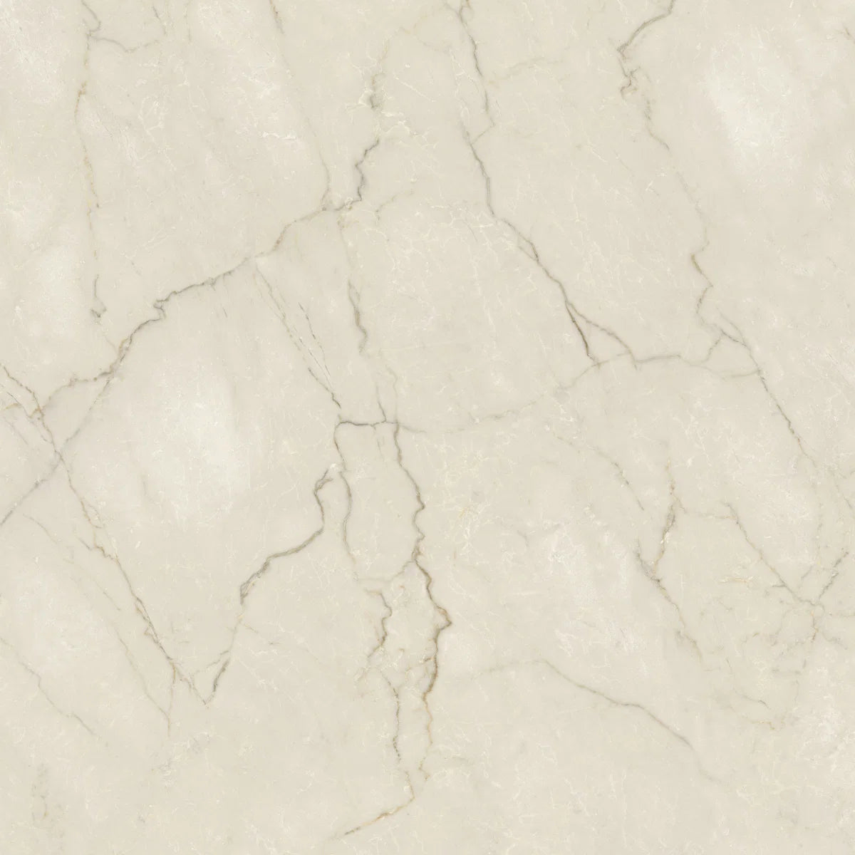 Cream Beige marble Effect Porcelain Tile 980x980mm Single Tile 3 - Tiles on Top