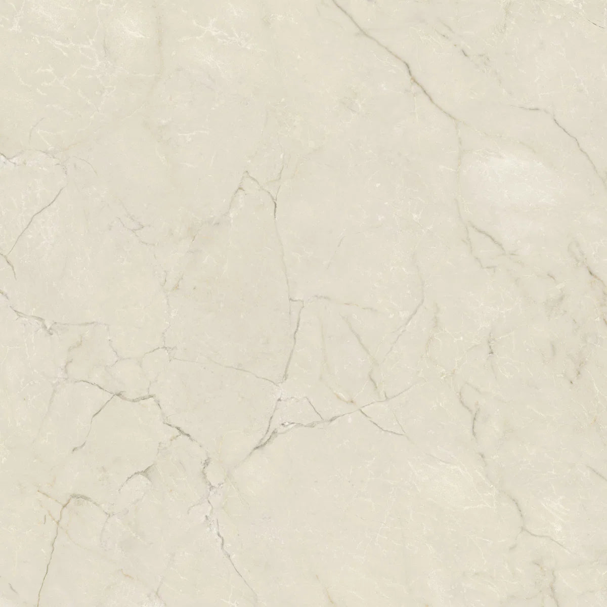 Cream Beige marble Effect Porcelain Tile 980x980mm Single Tile 2 - Tiles on Top
