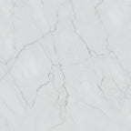 White Marble Effect Porcelain Tile 980x980mm Single Tile 1 - Tiles on Top