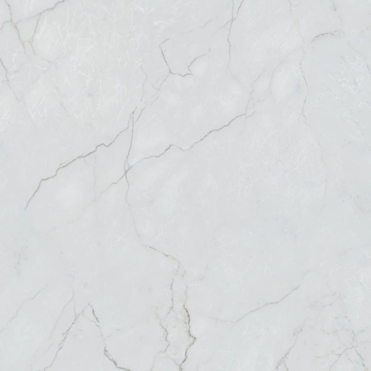 White Marble Effect Porcelain Tile 980x980mm Single Tile 3 - Tiles on Top