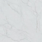 White Marble Effect Large Format Porcelain Tile 980x980mm Single Tile 4 - Tiles on Top
