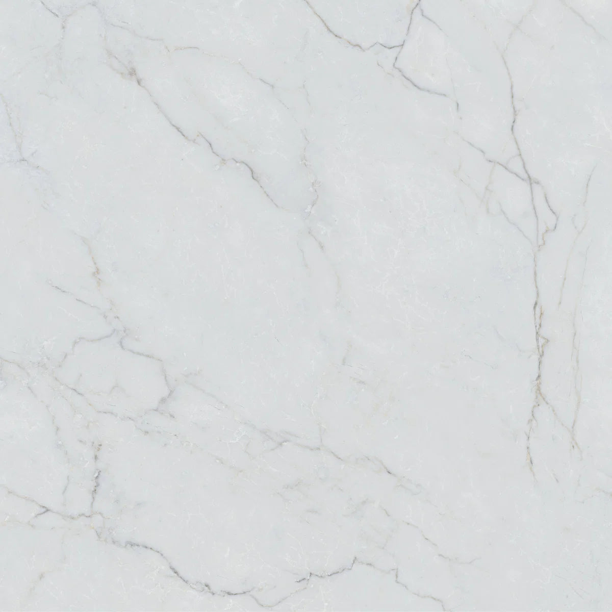 White Marble Effect Large Format Porcelain Tile 980x980mm Single Tile 4 - Tiles on Top