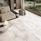 Serene Onyx Cream Matt Porcelain Wall and Floor Tile 1200x1200mm