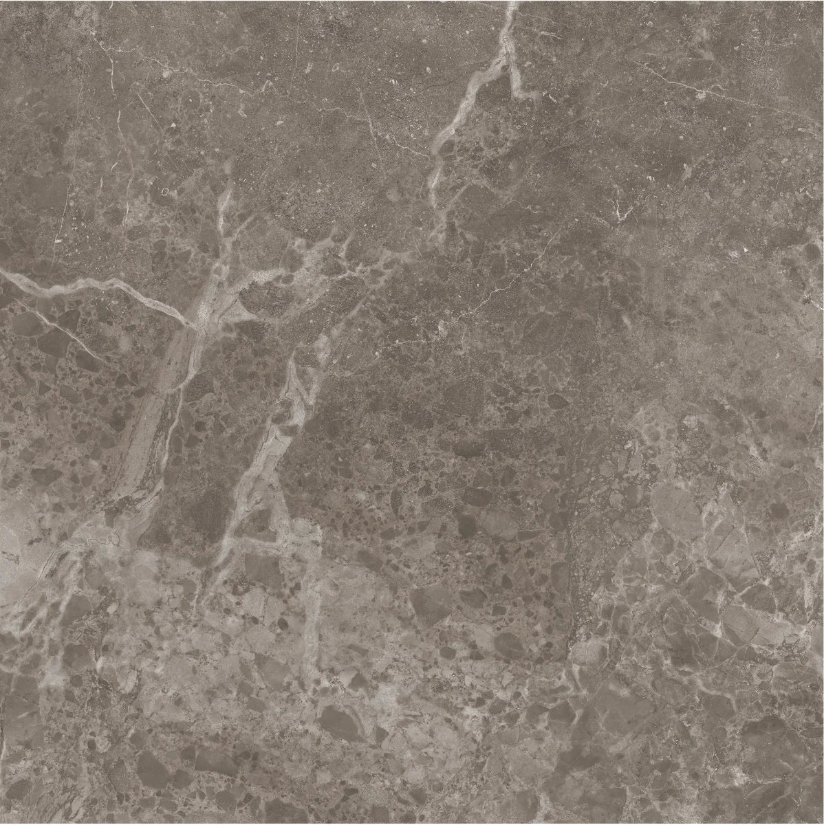 Anthracite Porcelain Tile 595x595mm Single Tile 1 - Tornby Range - Tiles on Top