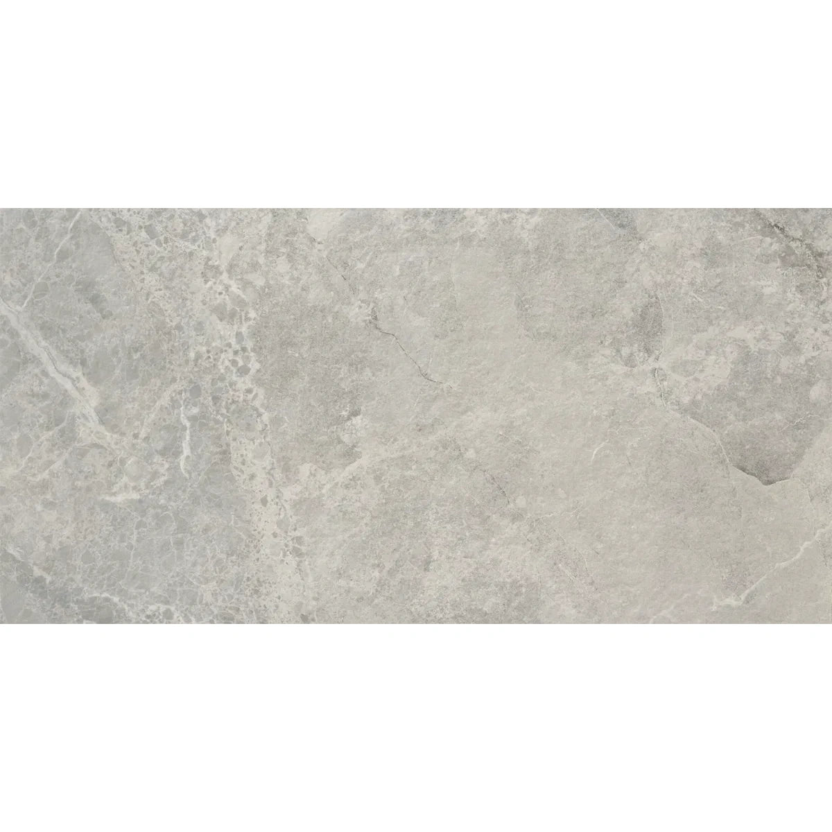 Grey Porcelain Tile 595x1200mm Single Tile 1 - Tornby Range - Tiles on Top