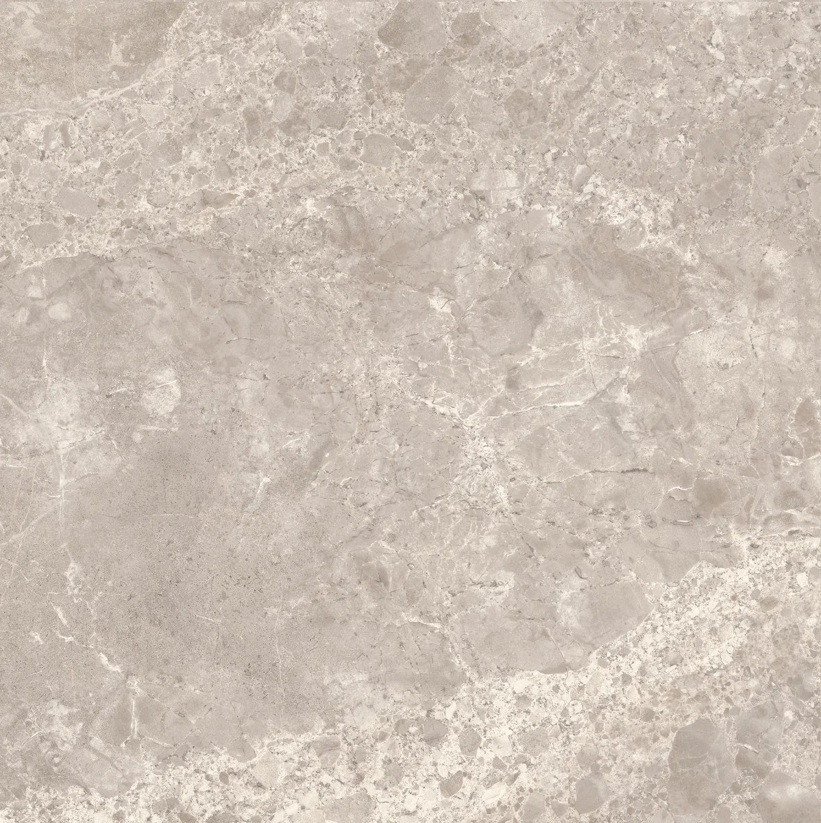 Grey Porcelain Tile 595x595mm Single Tile 2 - Tornby Range - Tiles on Top