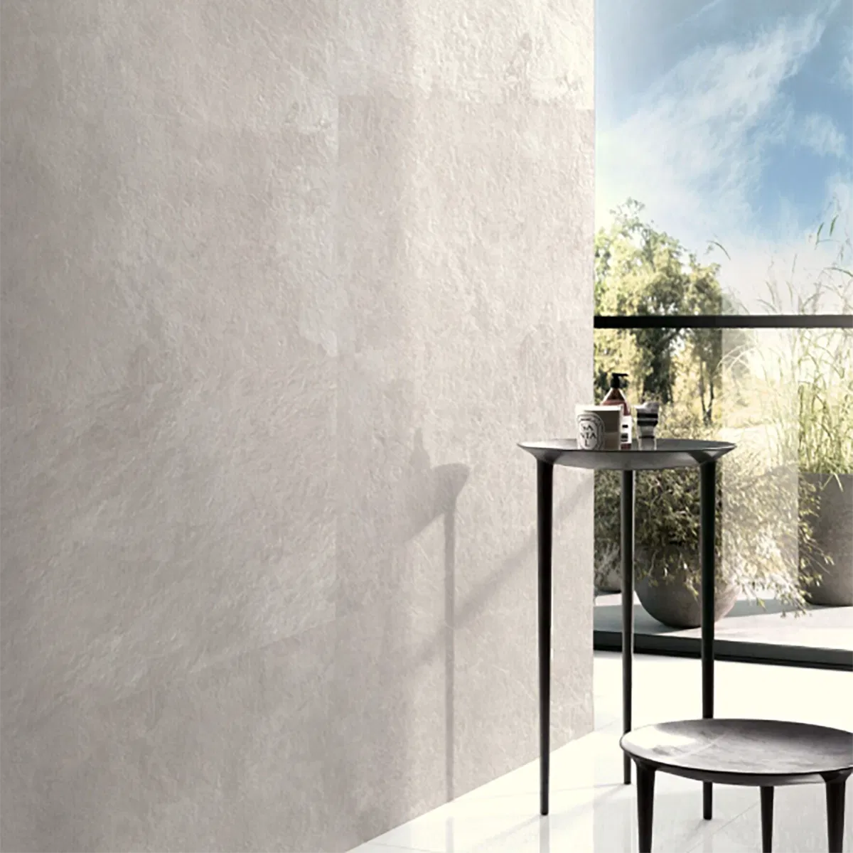 Tornby White Matt Porcelain Tile 1200x1200mm