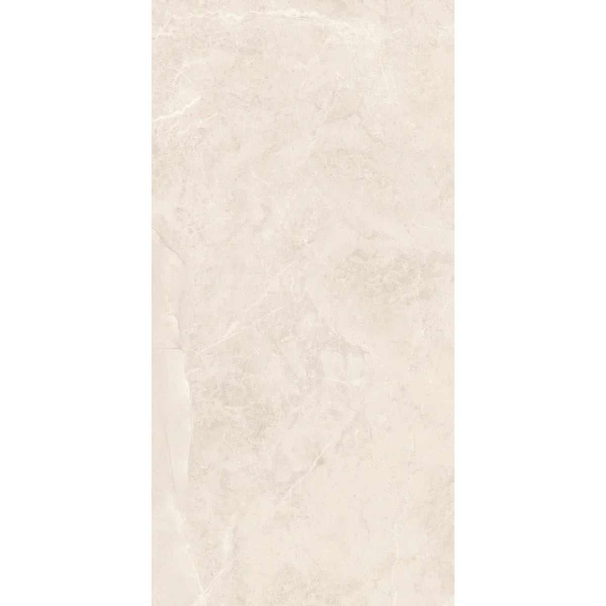 White Porcelain Tile 595x1200mm Single Tile 1 - Tornby Range - Tiles on Top