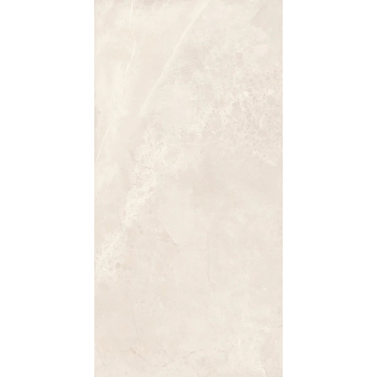 White Porcelain Tile 595x1200mm Single Tile 3 - Tornby Range - Tiles on Top