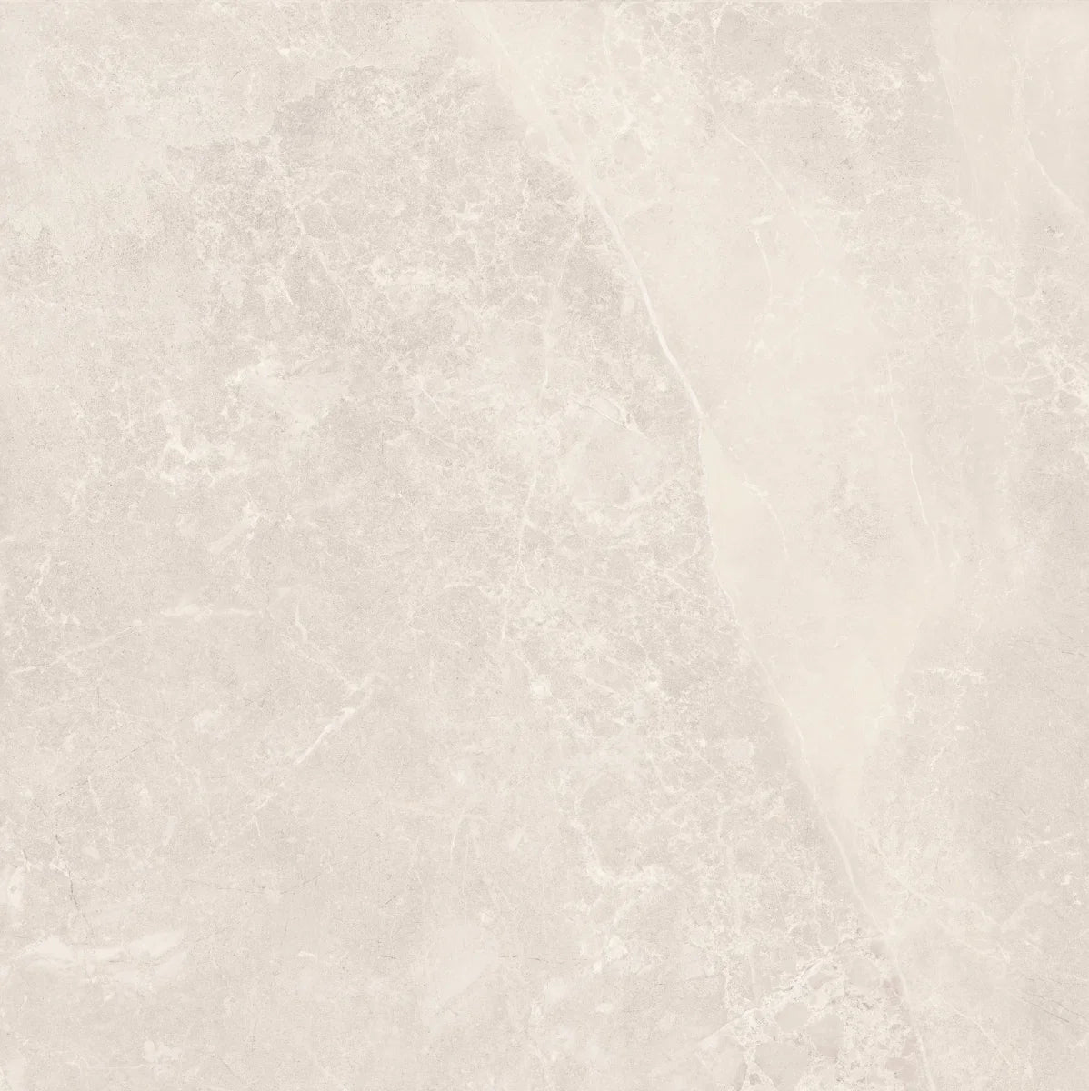White Porcelain Tile 595x595mm Single Tile 3 - Tornby Range - Tiles on Top