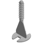 Twister PLUS screw for tile levelling system