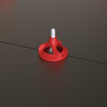 Twister PLUS tile levelling system in use on dark porcelain floor tiles - single