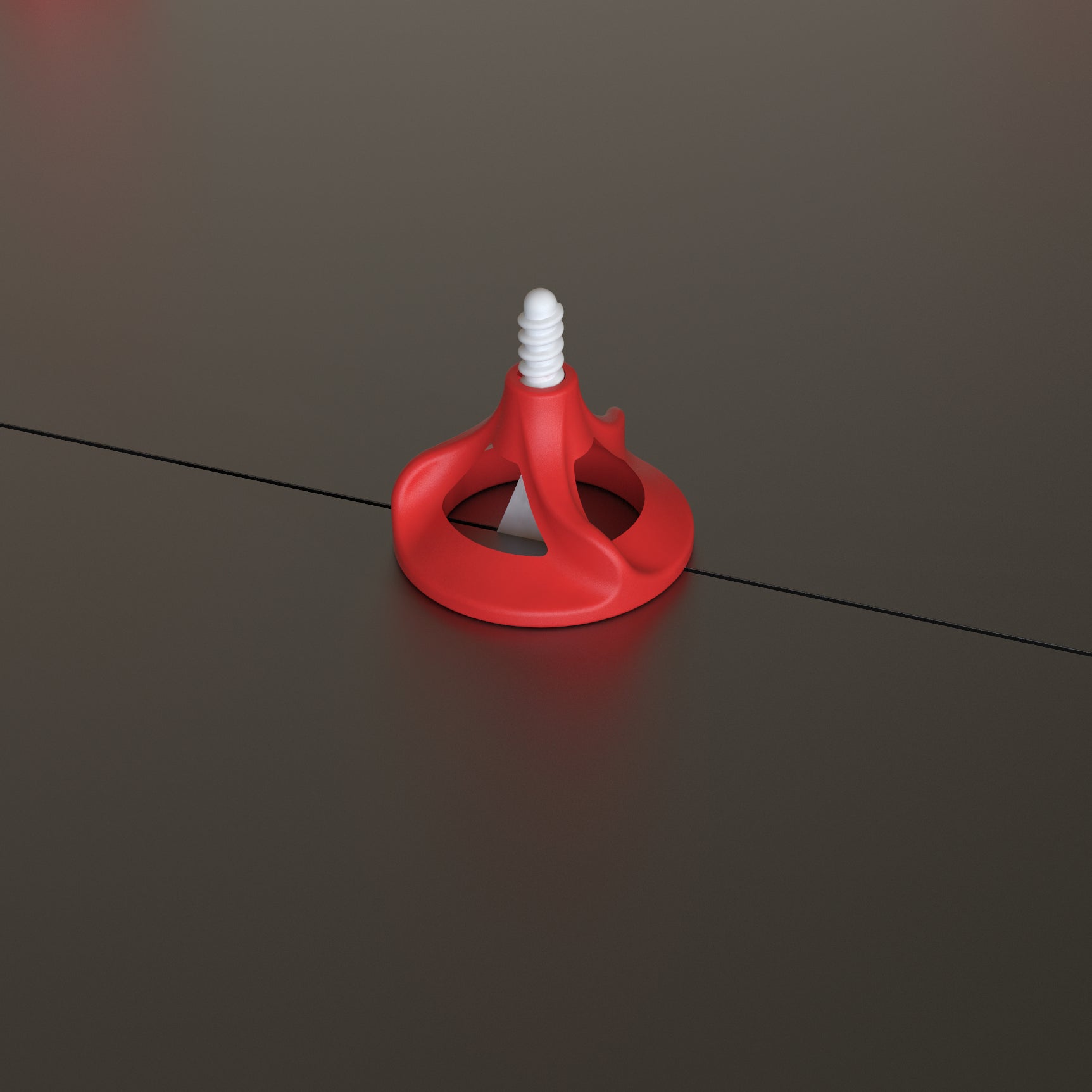Twister PLUS re-usable tile levelling nut and screw – red base
